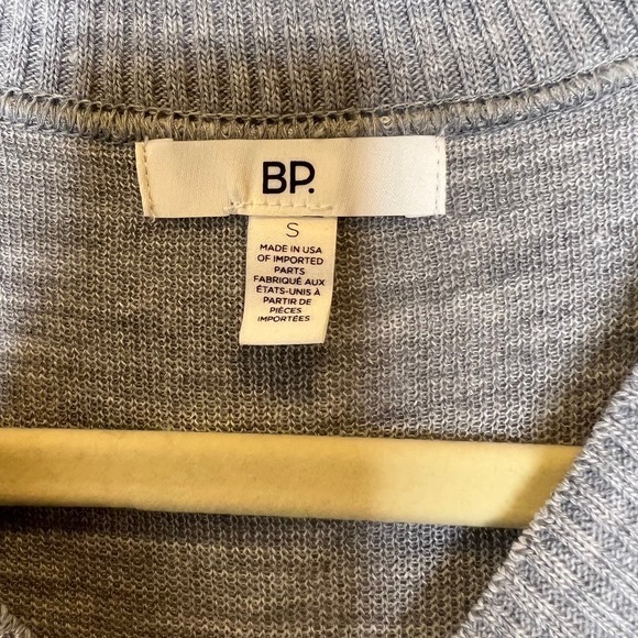 BP‎ Womens Sleeveless Sweater Top V Neck Knit Gray Size Small - Picture 2 of 11